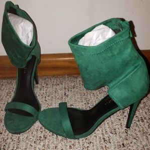 Money green heels Clearance